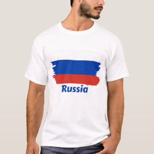 Russische vlag t-shirt