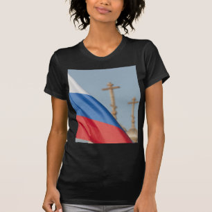 Russische vlag t-shirt