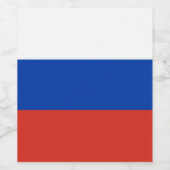 Russische vlag wijn etiket (Enkel label)