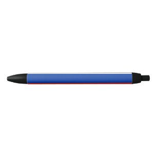 Russische vlag zwarte inkt pen