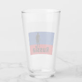Russische voetbal glas (Achterkant)