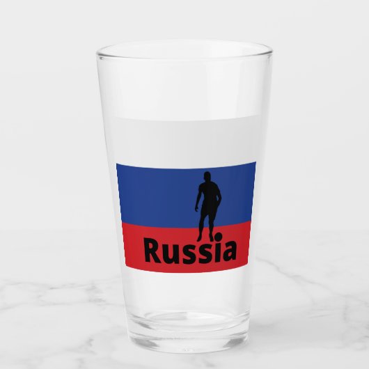 Russische voetbal glas (Voorkant)