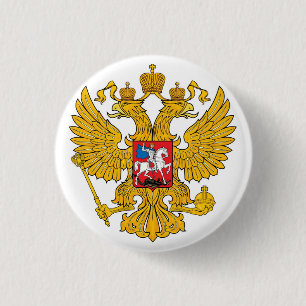 Russische wapenstilstand ronde button 3,2 cm
