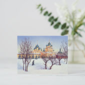 Russische winter 2004 briefkaart (Staand voorkant)