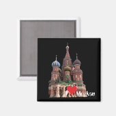 Russland - Rusland Moskau Magnet Magneet (Voorkant / Achterkant)