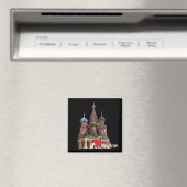 Russland - Rusland Moskau Magnet Magneet (Insitu (Vaatwasser))
