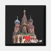 Russland - Rusland Moskau Magnet Magneet (Voorkant)
