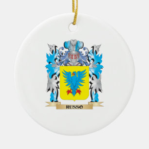 Russo Coat of Arms - Familiekust Keramisch Ornament