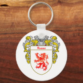 Russo Coat of Arms (Geleid) Sleutelhanger (Voorkant)