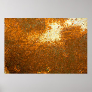 Rust backaardse abstract, oud, antiek, b poster