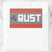 RUST Banner BGWG Rechthoekige Sticker (Tas)