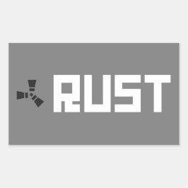 RUST Banner BGWG Rechthoekige Sticker