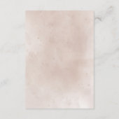 Rust Bohemian Pampas Grass Wedding RSVP Kaartje (Achterkant)