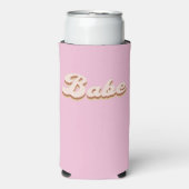 Rust Boho Retro Bachelorette Party Bridesmaid Can (Seltzer Voorkant)
