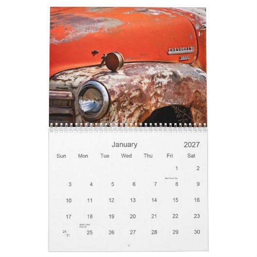 Rust Buckets 2013 Kalender (Jan 2027)