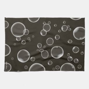 Rust Color Bubbles Kitchen Towel Home Decor Theedoek