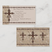 Rust Cross Introduction Card Visitekaartje (Voorkant / Achterkant)