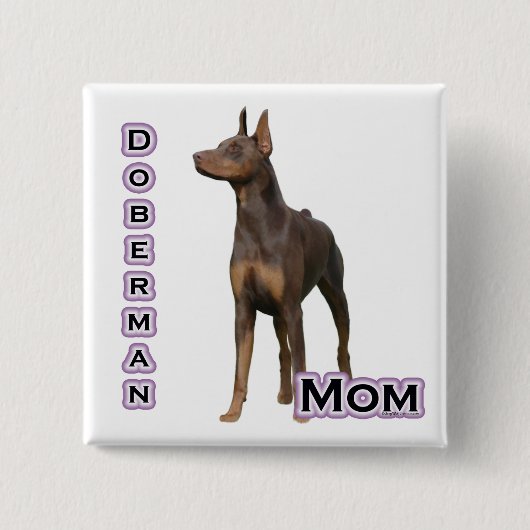Rust Doberman Moeder 4 - Button (Voorkant)