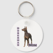 Rust Doberman Moeder 4 - Sleutelhanger (Voorkant)