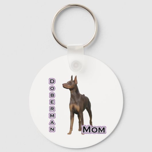 Rust Doberman Moeder 4 - Sleutelhanger (Achterkant)