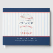 Rust elke zondag op onze kleine honkbal. gastenboek (Voorkant)