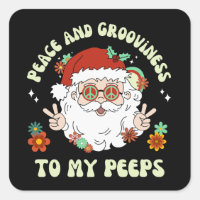 Rust en grootheid Peeps Hippie Santa Christmas