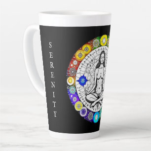 Rust en Sereniteit Vreedzame Meditatie Latte Mok