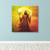 Rust, energie, nostalgie canvas afdruk (Insitu (Houten vloer))