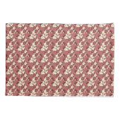 Rust Floral Leaf Pattern | Terracotta Botanical  Kussensloop (Achterkant)