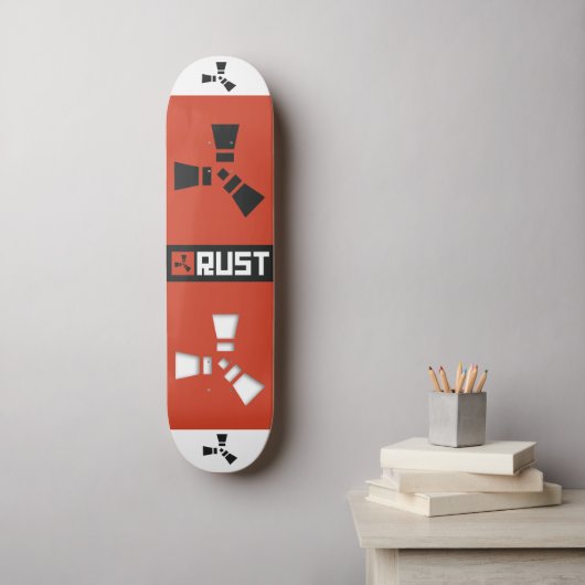 RUST Gamer Skateboard (Muurkunst)