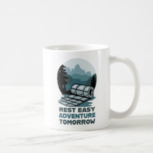 Rust Gemakkelijk Avontuur Morgen Camping Design Koffiemok