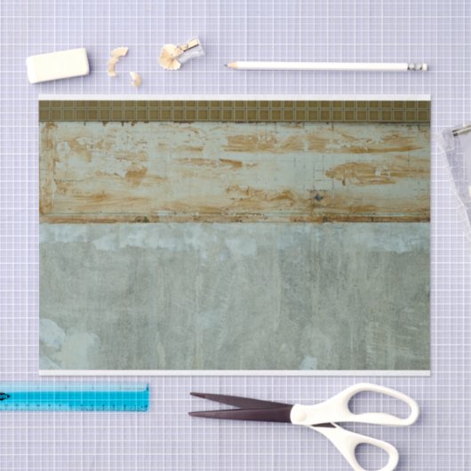 Rust & Grijze textuur Stadsdeeg Tissuepapier (Craft)