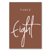 Rust Hand Scripting Table Acht Kaart (Voorkant)