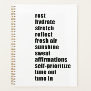 Rust Hydrate Rekken Reflecteren Zonneschijn Zweten Planner