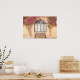 Rust in Bloei – Een Stil Moment in Rabat Poster