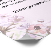 Rust in de omhelzing van Gods gedicht Poster (Hoek)