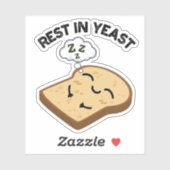 Rust In Gist Grappige Brood Grappen  Sticker (Vel)