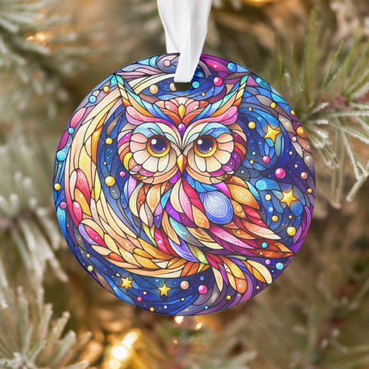 Rust in Glass A Floral Glas in lood Window Ornament (Boom)