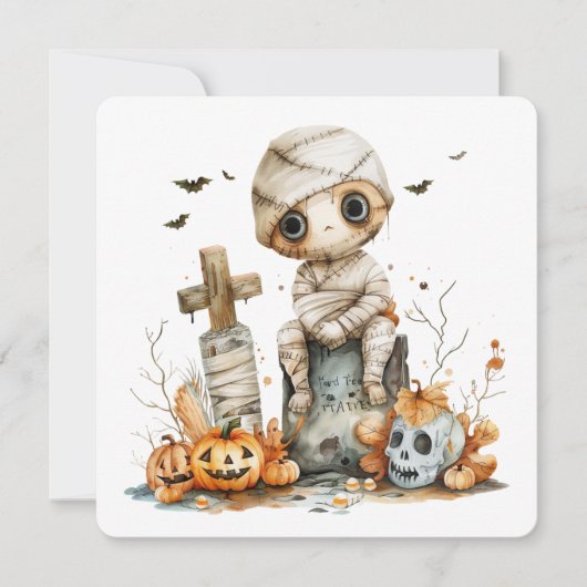 Rust in stukken - Mummie op de grafsteen (Voorkant)