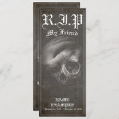 Rust in vrede mijn vriend - vintage (Voorkant / Achterkant)