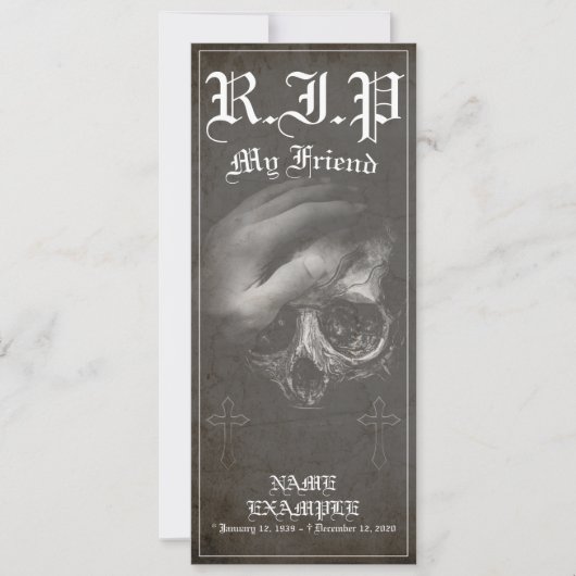 Rust in vrede mijn vriend - vintage (Voorkant)