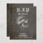 Rust in vrede mijn vriend - vintage (Voorkant / Achterkant)