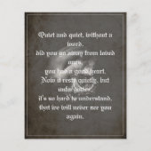 Rust in vrede mijn vriend - vintage (Achterkant)