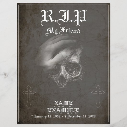 Rust in vrede mijn vriend - vintage (Voorkant)