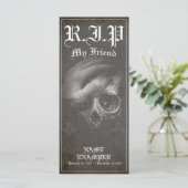 Rust in vrede mijn vriend - vintage (Staand voorkant)