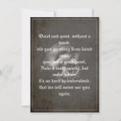 Rust in vrede mijn vriend - vintage (Achterkant)