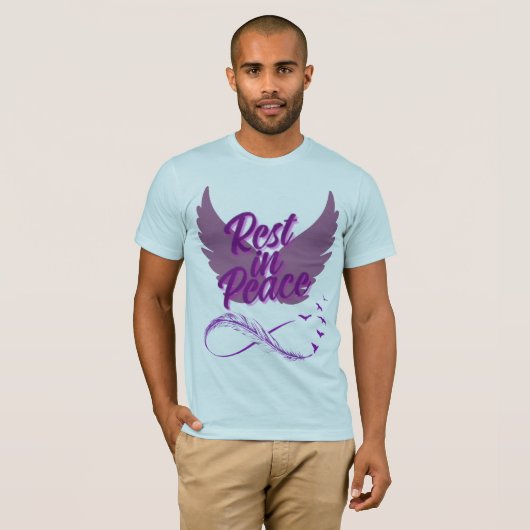 Rust in Vrede T-shirts Angel Wings (Voorkant volledig)