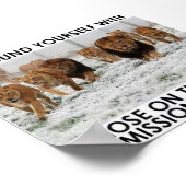 Rust jezelf om met anderen op dezelfde missie poster (Hoek)