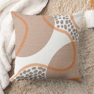 Rust Kleur Geometrische aardtoononen Kussen