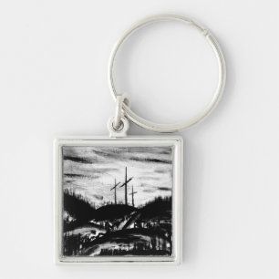 Rust kruis sleutelhanger